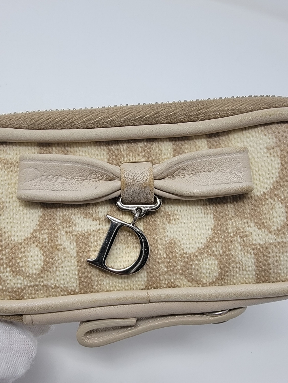 Christian Dior Romantic Trotter Pouch Key Chain - Picture 3 of 7